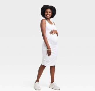 Isabel Maternity by Ingrid & Isabel Eential Bodycon Maternity Dre - Iabel Maternity by Ingrid & Iabel™ White M