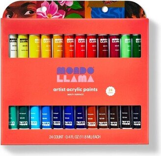 24ct Artist Acrylic Paints - Mondo Llama™