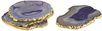 Set Of 4 Agate Coasters