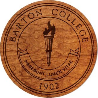 Barton College Bulldogs Coaster - Crafted From Cherry Or Maple Wood