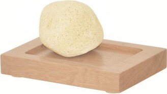 Mezza Rectangular Oak Soap Dish