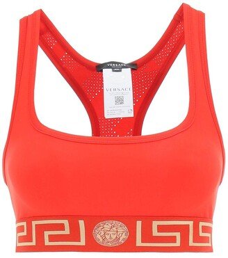 Greca Square Neck Sports Bra-AA