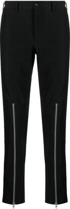 Zip-Detail Skinny Trousers