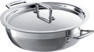 3-Ply Stainless Steel Shallow Casserole Dish (24Cm)