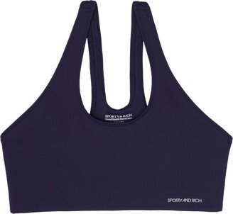 Logo-Print Sports Bra-AV