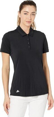 Ultimate365 Primegreen Short Sleeve Polo Shirt (Black) Women's Clothing