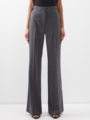 Jones Pinstriped-wool Wide-leg Suit Trousers