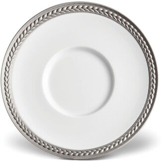 Soie Tressee Platinum Saucer