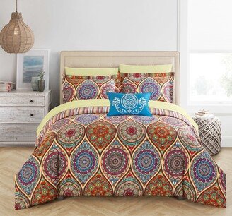 Tage 8-Piece Reversible Paisley Print Bed in a Bag