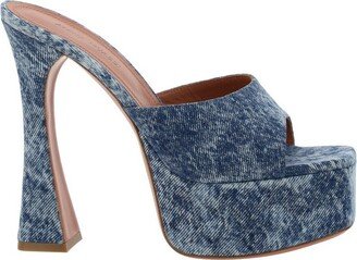 Dalida Platform Denim Sandals