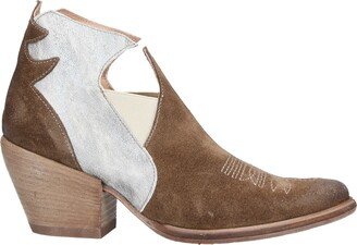 1725.A Ankle Boots Khaki