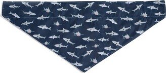 The Worthy Dog Jaws Slide-On Bandana Collar Accessory - Navy - L