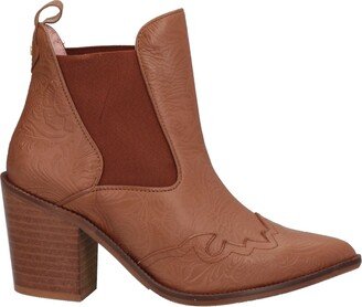 Ankle Boots Tan-AL