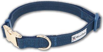 Soft Touch Fabric Dog Collar by Warren London | Luxurious and Stylish Design Can Be Paired for Matching Dog Collars and Leash Set | Three Colors | Thr