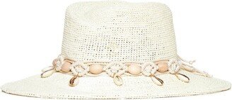 Shell-Trim Rope Detailed Fedora Hat