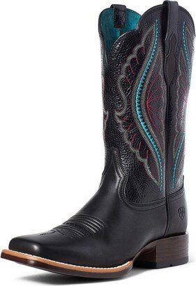 Womens PrimeTime Western Boot True Black 6.5 Wide