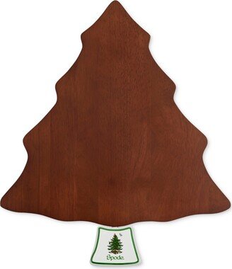 Christmas Tree Wooden Cheese Board & Spreader