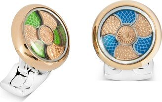 Blue & Green Colour Change Cufflinks