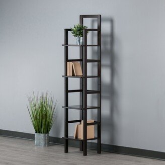 IGEMANINC 4-Tier Solid Wood Plant Stand, Storage Shelf, Baker's Rack with 4 Open Shelves for Kitchen, Dining Area