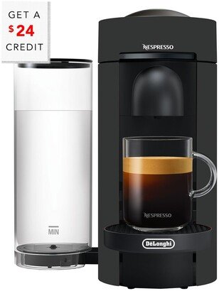 Nespresso Vertuoplus Coffee & Espresso Single-Serve Matte Machine & Frother With $24 Credit-AA