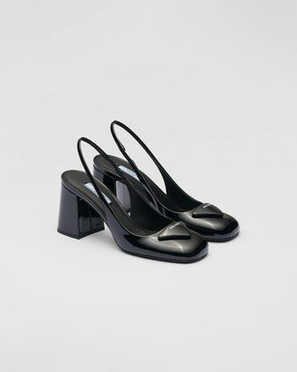 Patent Leather Slingback Pumps-AE