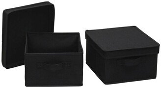 Medium Fabric Storage Bins, Set of 2