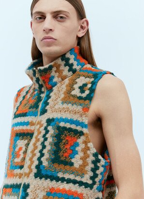 High Mock Knit Vest - Man Knitwear Multicolour M