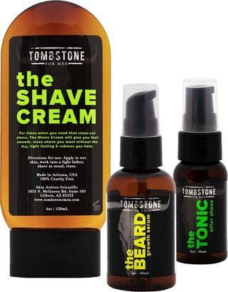 Tombstone For Men The Art Of The Beard Essential Beard Care Kit - The Shave Cream, The Beard, & The Tonic-AA