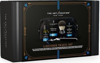 The Lavender 4-Piece Travel Shaving Set