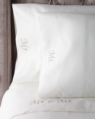 The Pillow Bar Mr. & Mr. 300-TC King Sheet Set