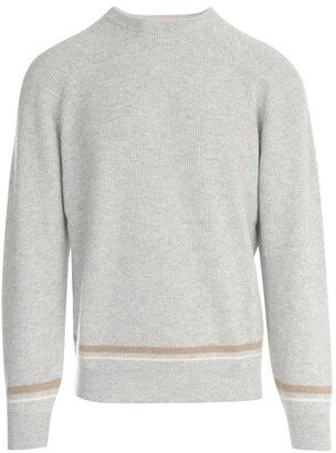 Ribbed Crewneck Jumper-AC