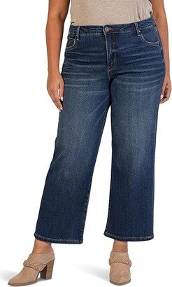 Plus Size Charlotte High-Rise Fab Ab Culottes in Resolved (Resolved) Women's Jeans