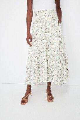 Hyacinth House Pastel Bouquet Floral Evie Maxi Skirt