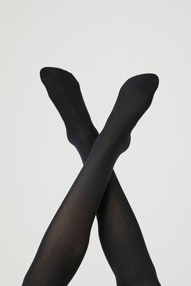 Nylon-Blend Sheer Tights in Black, M/L