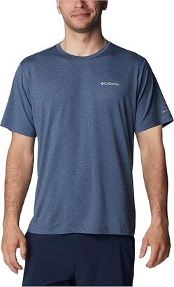 Tech Trail Crew Neck (Dark Mountain Heather) Men's Clothing