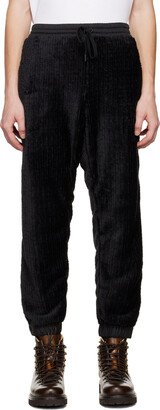 Black Tapered Lounge Pants