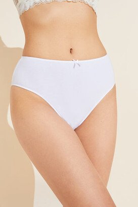 Pima Stretch Cotton Highwaist Brief-AB