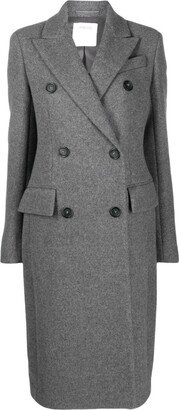 Double-Breasted Wool-Cashmere Coat-AC