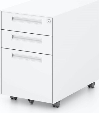 TONWIN Mobile Vertical Locking File Cabinet