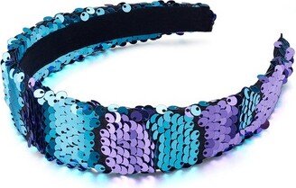 Liv & Ava FLIP SEQUIN HEADBAND Blue