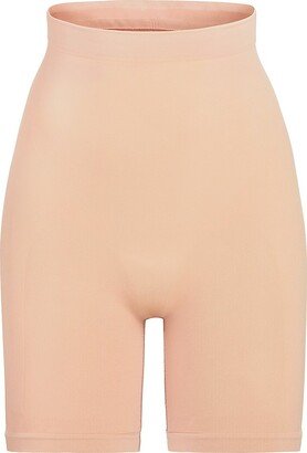 Seamless Sculpt High-Waisted Above-The-Knee Shorts