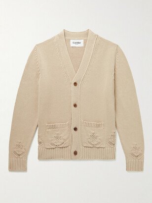 Corridor Pointelle-Detailed Cotton Cardigan