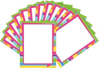 Barker Creek 2pk Printer Paper 100ct - Bright Stripes