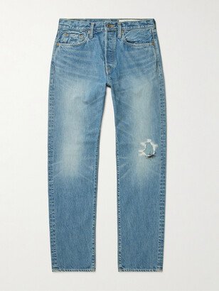 Monkey CISCO Slim-Fit Distressed Jeans-AA