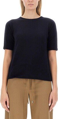 Crewneck Short-sleeved Jumper-AA