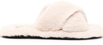 Inka V faux fur slippers