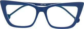 L.A. EYEWORKS Cat-Eye Optical Glasses