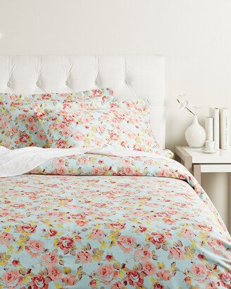 Bellflower 300 Thread Count Cotton 3Pc Duvet Cover Set