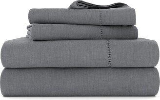 Soft Luxury Linen-Blend 4Pc Sheet Set