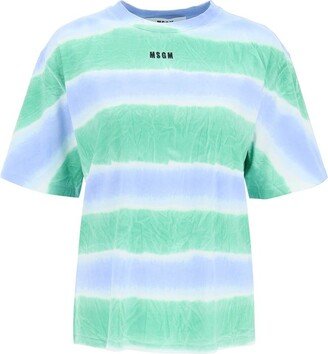 Tie-Dyed Crewneck T-Shirt-AB